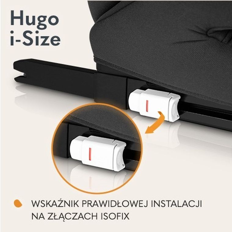 Lionelo, Hugo, I-size, fotelik samochodowy, Pink Baby, 100-150 cm