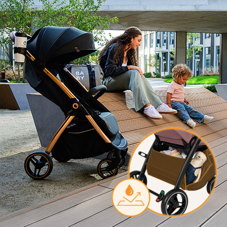 Lionelo, Ingrid, wózek spacerowy, Pink Mauve