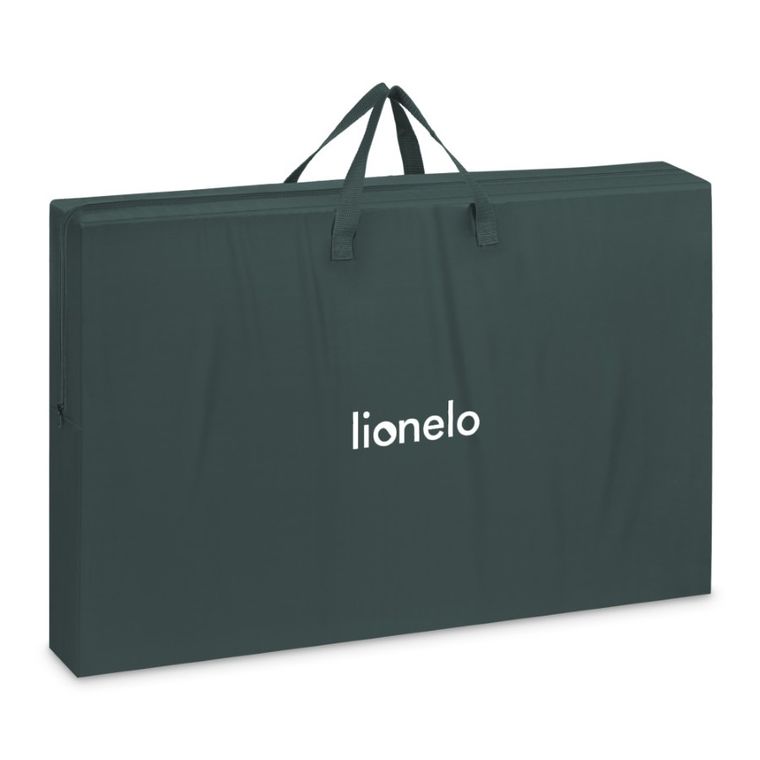 Lionelo, Jodie, łóżeczko dostawne, green graphite