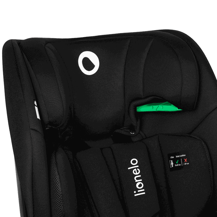 Lionelo, Lavender I-Size, fotelik samochodowy, Black Carbon, 76-150 cm