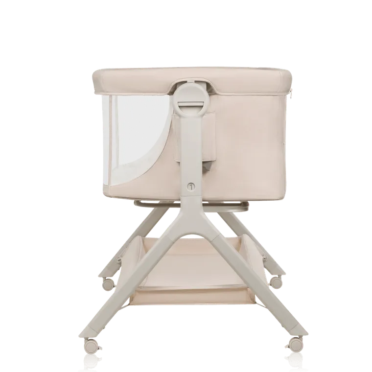 Lionelo, Leonie Plus, łóżeczko dostawne, beige sand