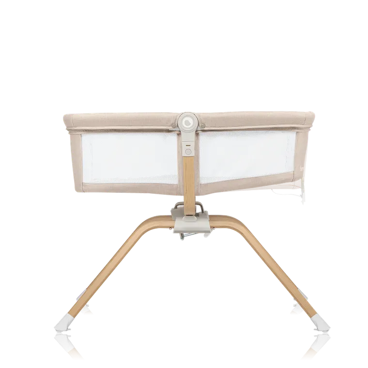 Lionelo, Malin Evo, łóżeczko z funkcją kołyski, beige natural