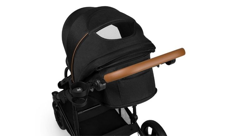 Lionelo, Mari Tour, wózek wielofunkcyjny z zestawem akcesoriów, 2w1, Black Onyx