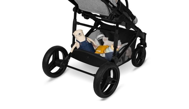 Lionelo, Mari Tour, wózek wielofunkcyjny z zestawem akcesoriów, 2w1, Grey Stone