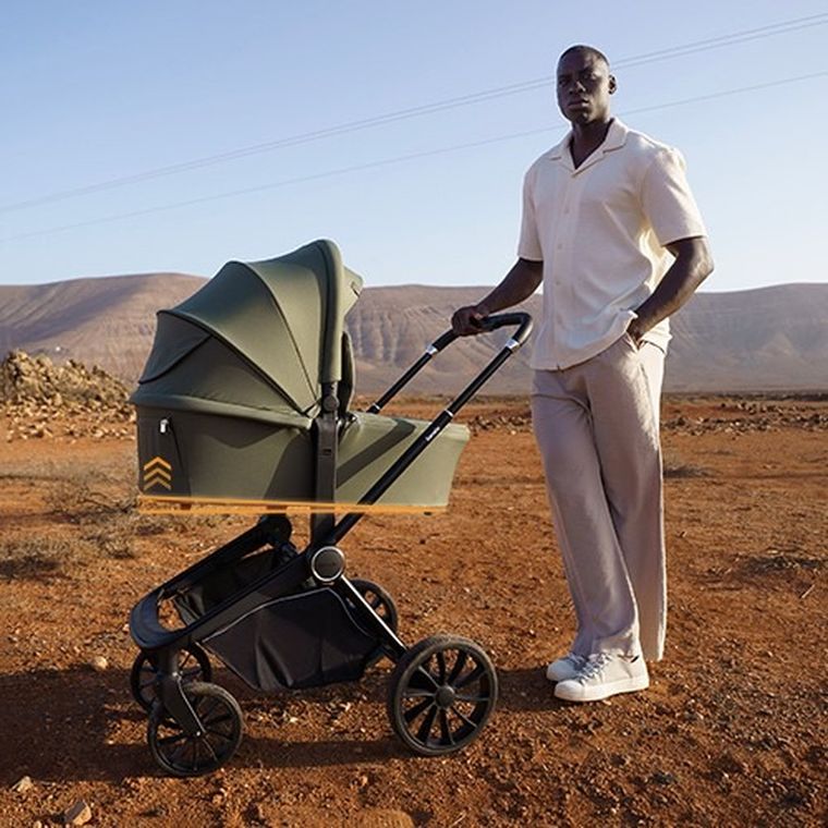 Lionelo, Mika Plus, wózek wielofunkcyjny, 2w1, Beige Sand