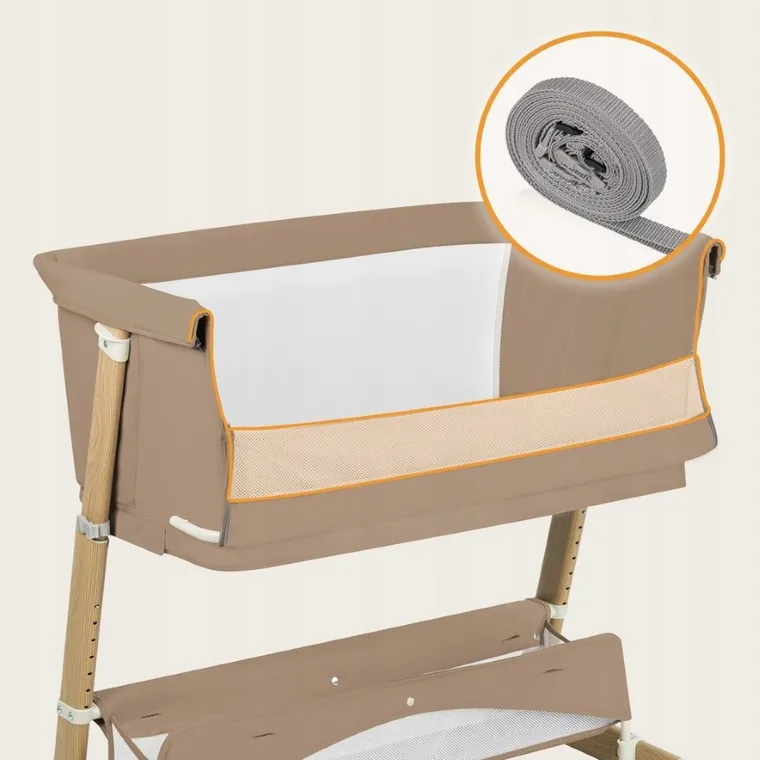 Lionelo, Thomi Plus 5w1, łóżeczko, Beige Carmel