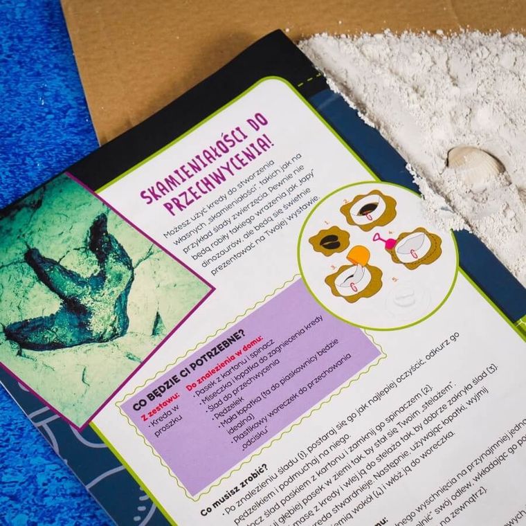 Lisciani, I'm a Genius, Laboratorium Paleontologii, zestaw kreatywny