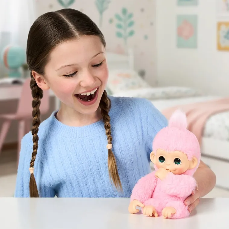 Little Live Pets, Minis, Moja Małpka Luna Lemon, maskotka interaktywna