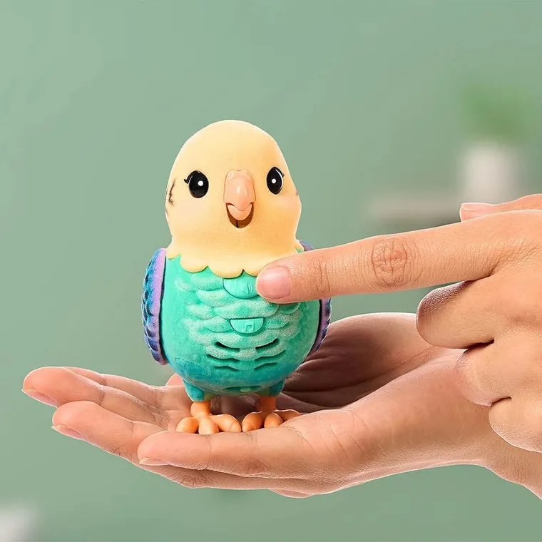 Little Live Pets, Mój Prawdziwy Ptaszek, Indie, ćwierkający ptaszek w klatce, zabawka interaktywna, niebieski