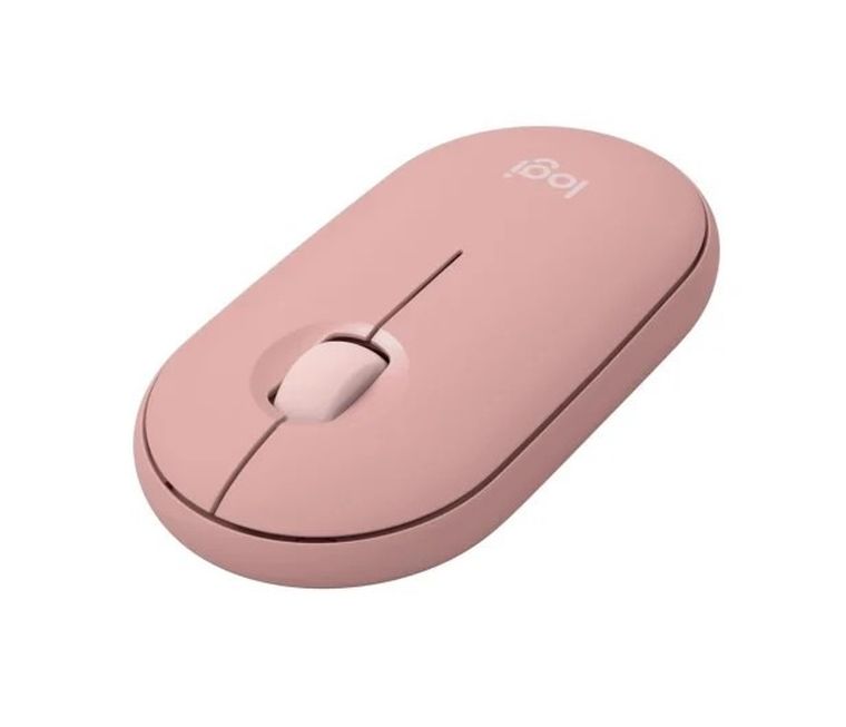 Logitech, mysz bezprzewodowa, M350s, różowa