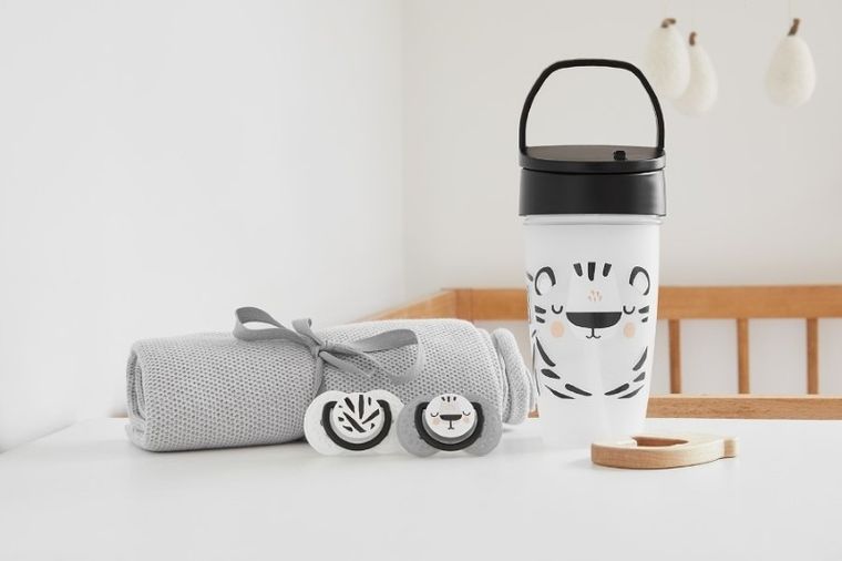 Lovi, Salt&Pepper Junior, kubek ze słomką, 250 ml