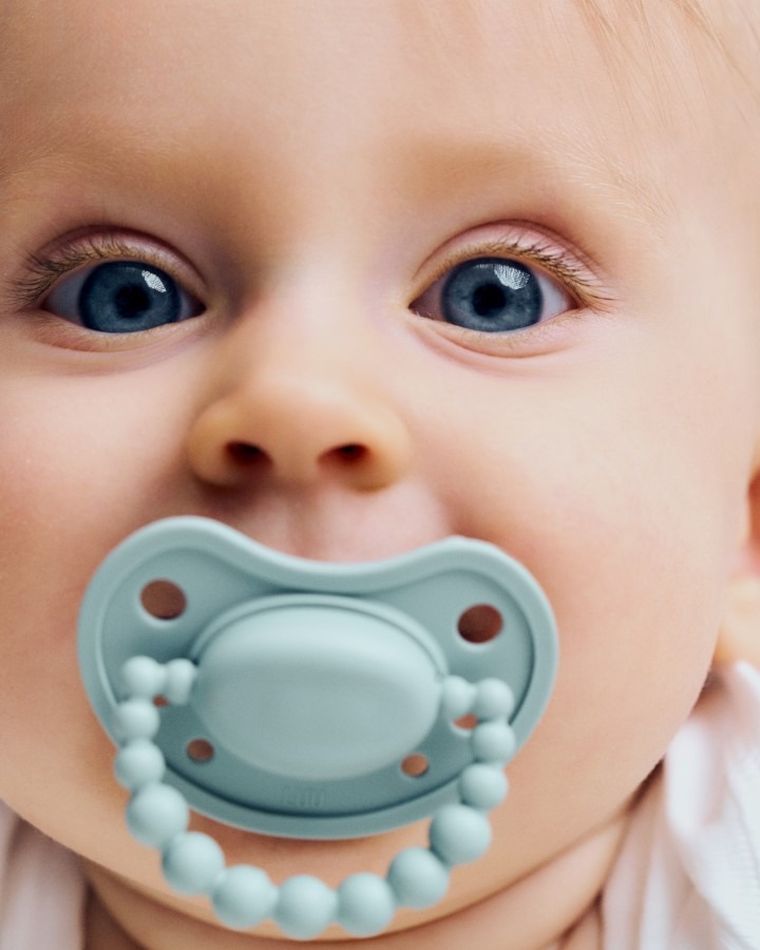 LUU Kids, smoczek pozycjonujący, Frozen Sage, 3-6m