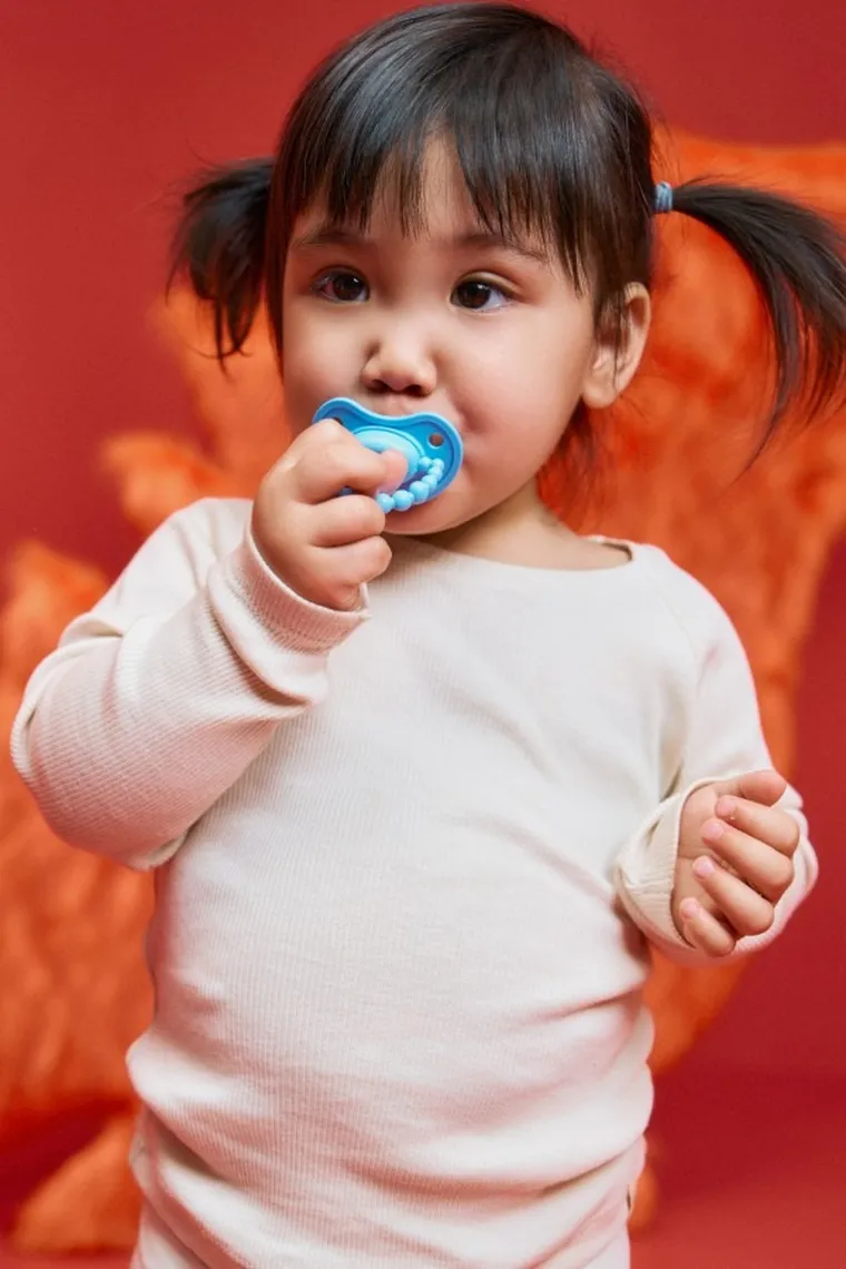 LUU Kids, smoczek pozycjonujący, Greek Sky, 3-6m