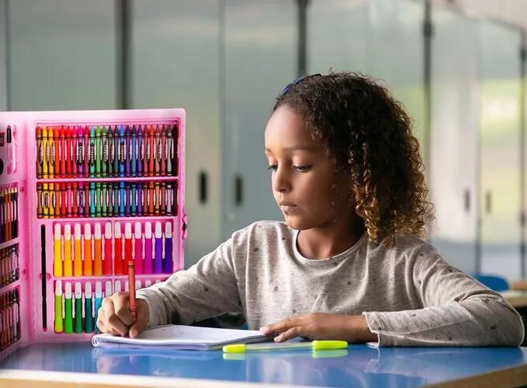 Maaleo, zestaw do malowania w walizce, różowy, 168 szt.