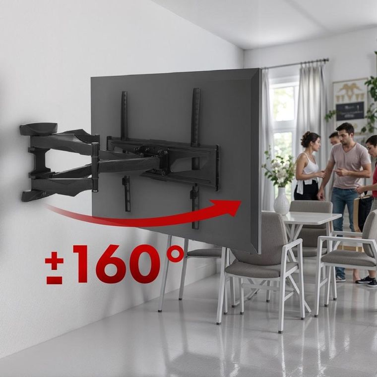 Maclean, uchwyt ścienny do telewizora, obrotowy, uchylny, 26" - 55", max. 45 kg, MC-781