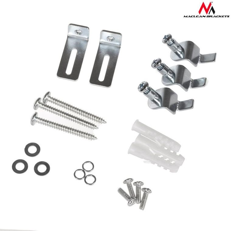 Maclean, uchwyt sufitowy do projektora, 80-980mm, 10 kg, srebrny, MC-517