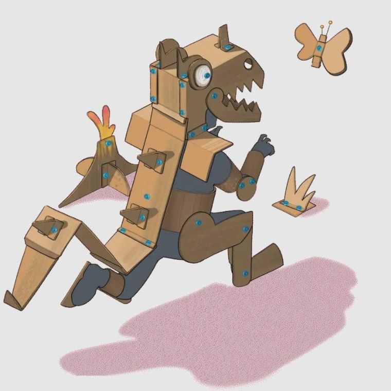 Makedo, Fold-Roller, bezpieczny roler perforujący tekturę