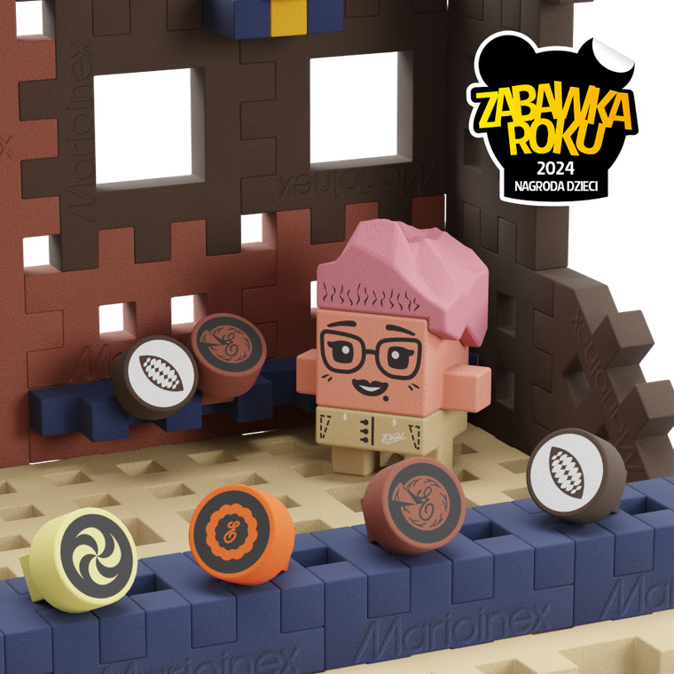 Marioinex, Mini Waffle, Wedel, Fabryka Czekolady, klocki konstrukcyjne, 230 elementów