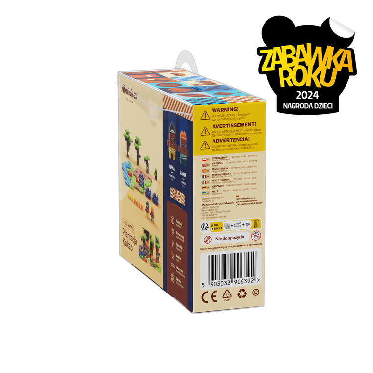 Marioinex, Mini Waffle, Wedel, Plantacja Kakao, klocki konstrukcyjne, 100 elementów