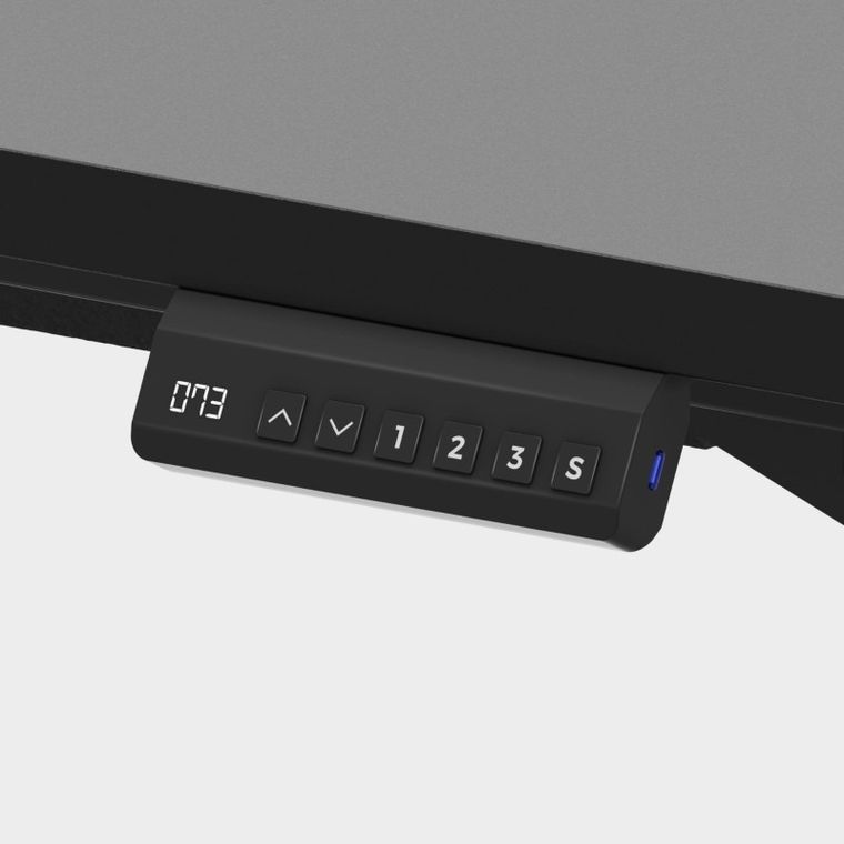 Mark Adler, Leader 9.3, biurko z regulacją wysokości, Black, 160 cm