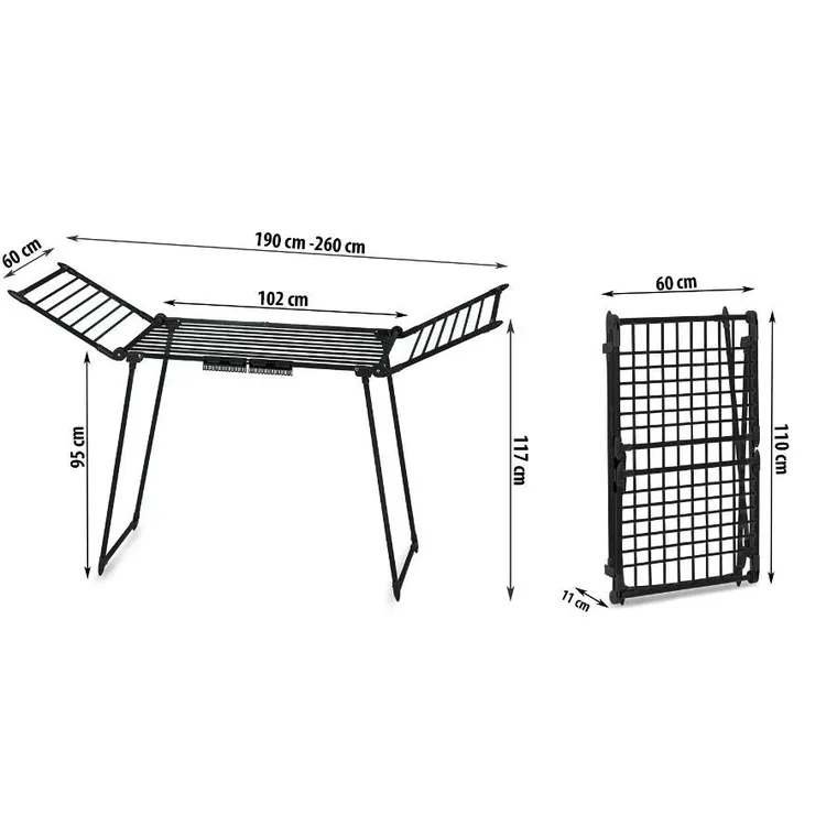 Massido, Lydia, suszarka na pranie stojąca, rozkładana, 27 m