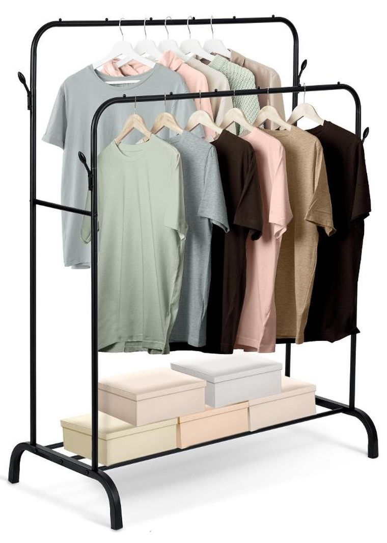 Massido, wieszak stojący, czarny