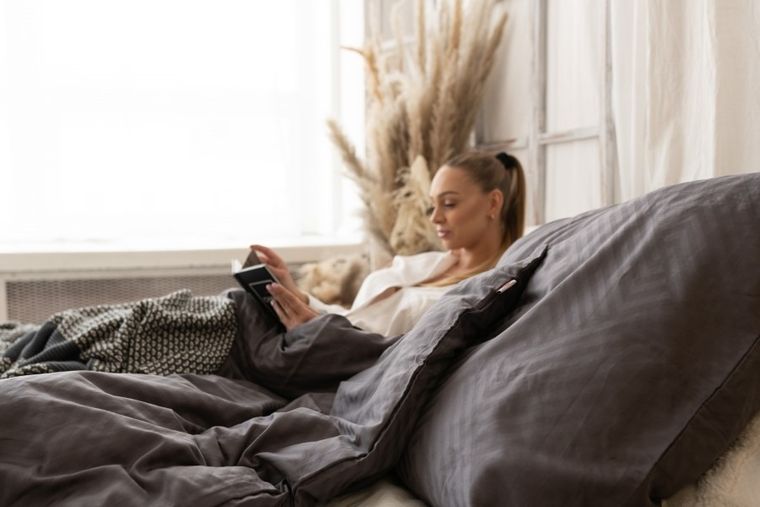 Matex, 3-częściowy komplet pościeli, adamaszek geometryczny, 160-200 cm