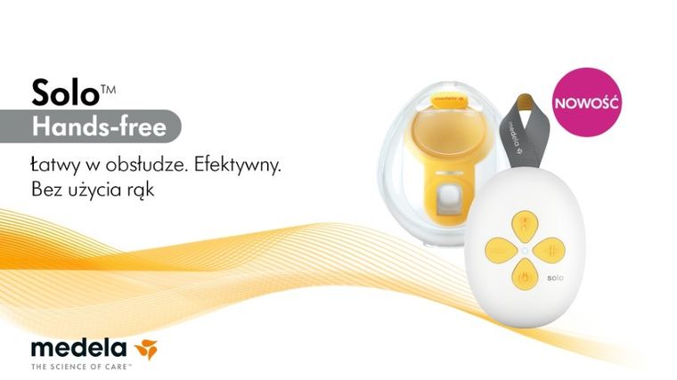 Medela, Solo Hands-Free, przenośny, pojedynczy, laktator elektryczny