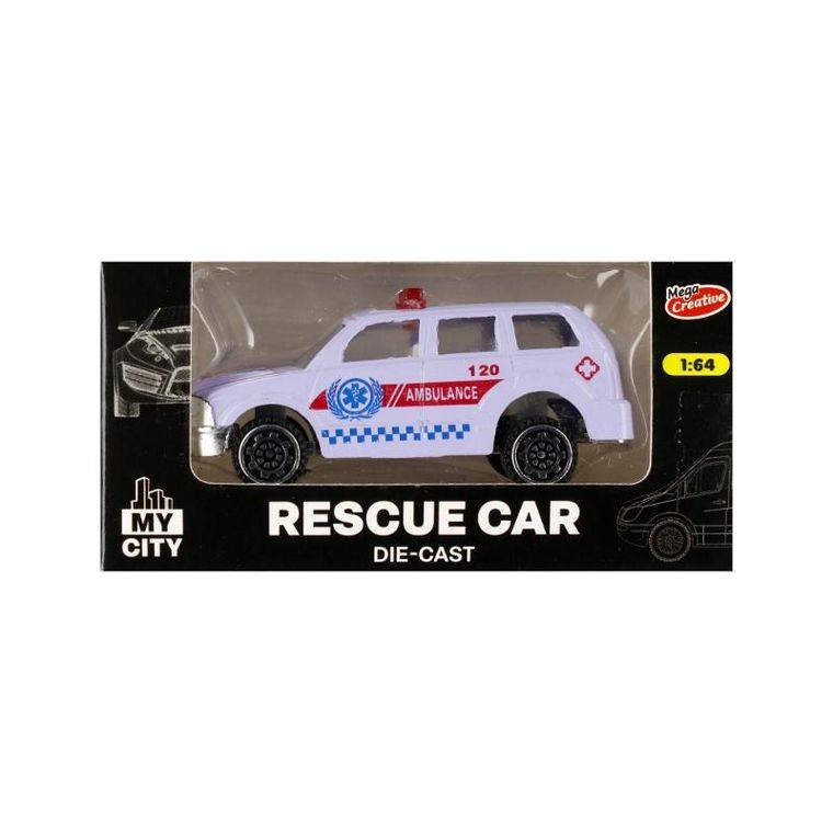 Mega Creative, Moje Miasto, metalowy pojazd ratunkowy