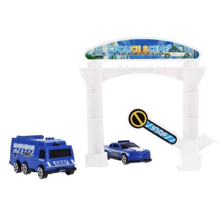 Mega Creative, Policja, parking dla pojazdów, 56 cm