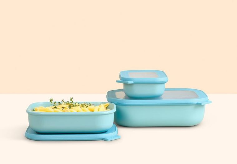 Mepal, Cirqula, miska, prostokątna, Nordic Blue, 1500 ml