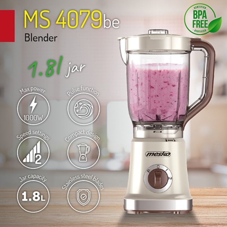 Mesko, blender kielichowy, MS 4079be
