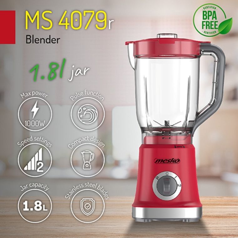 Mesko, blender kielichowy, MS 4079r