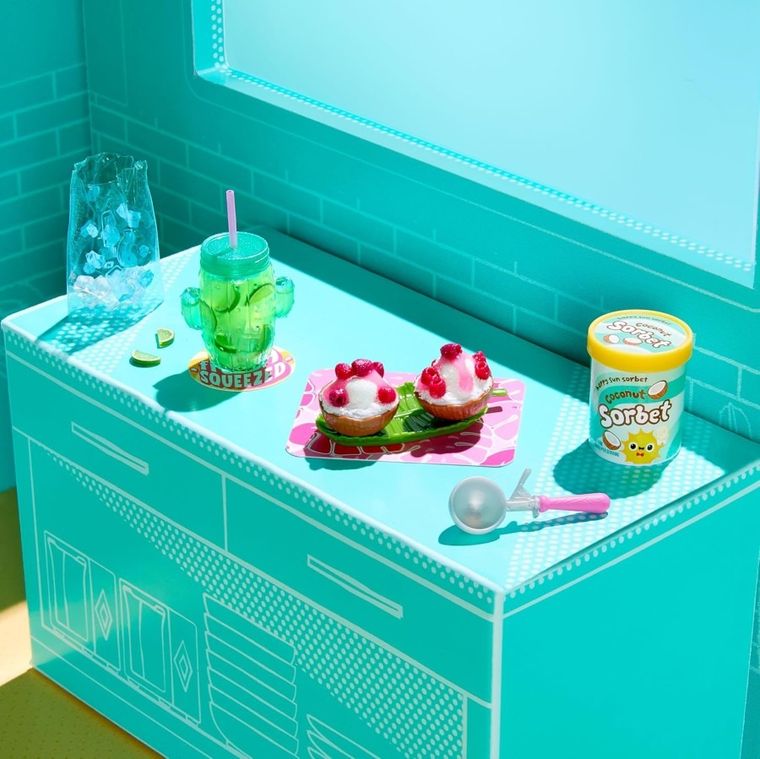 MGA's Miniverse, Make It Mini, Foods: Cafe, kula niespodzianka, mini jedzenie