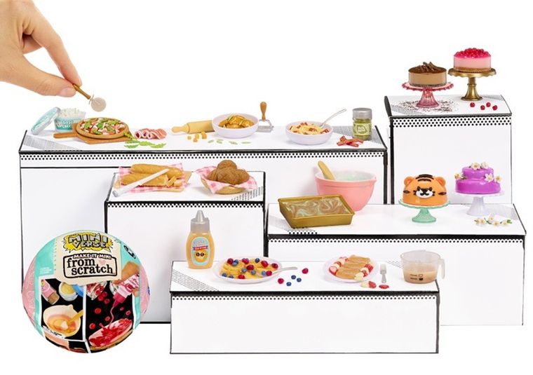 MGA's Miniverse, Make It Mini from scratch, kula niespodzianka, mini jedzenie