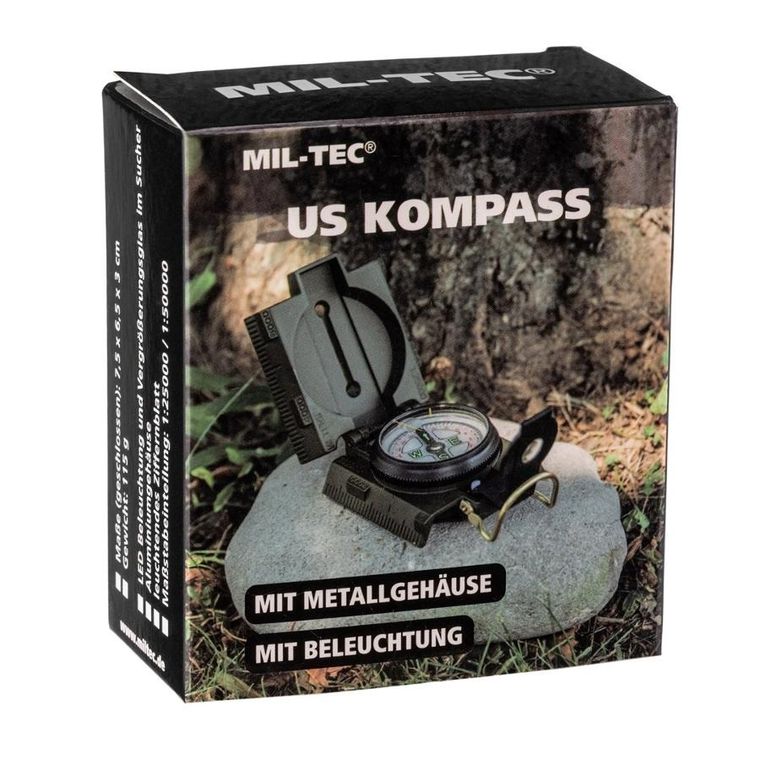 Mil-tec, Busola US Metal, kompas z podświetleniem