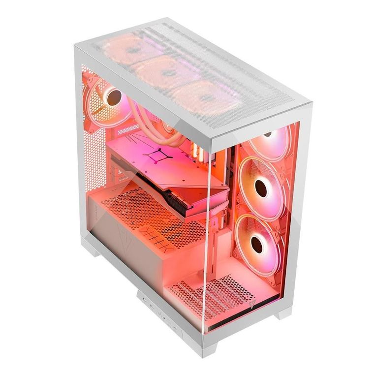 Modecom, Volcano Space ARGB, obudowa komputerowa, biała