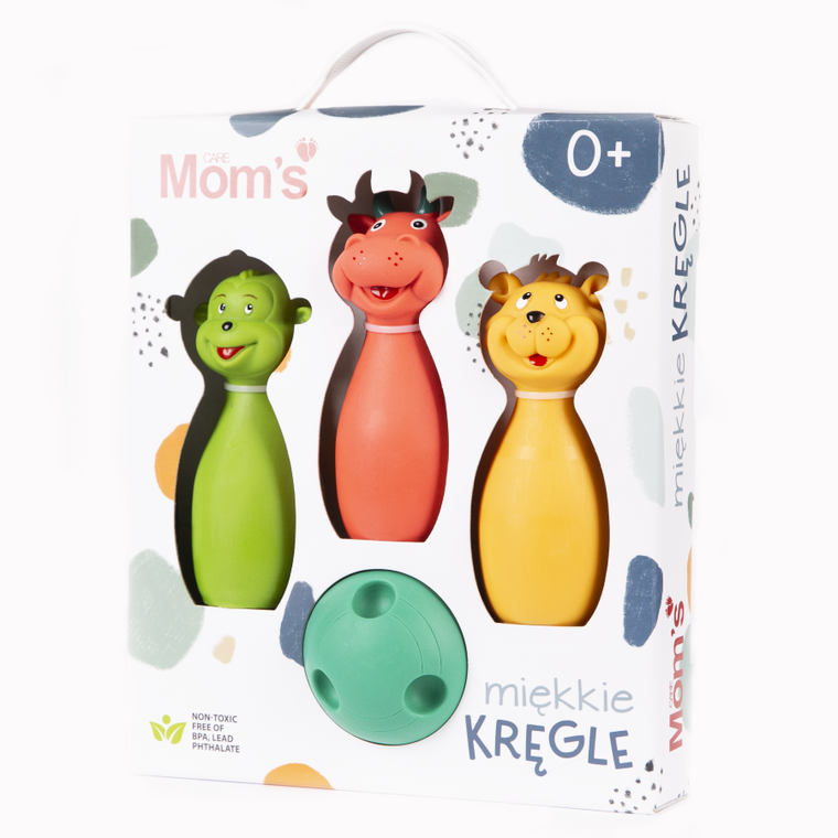 Mom's Care, miękkie kręgle, 4 elementy