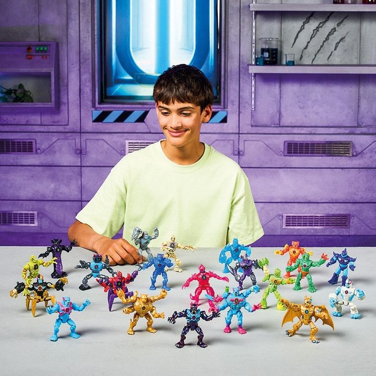 Mr Beast Lab, Hybrids, Hyper Fusion, kolba z figurką mutanta