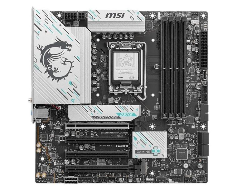 MSI, płyta główna, B860M GAMING PLUS WIFI s1851 4DDR5 ATX
