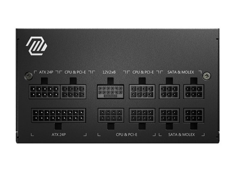 MSI, zasilacz modularny, MAG A750GL PCIE5 II, 750W, 80PLUS GOLD