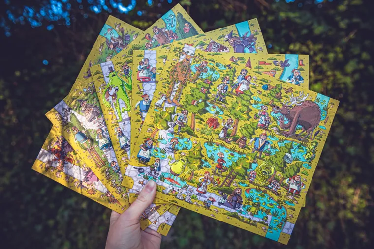 Muduko, W krainie legend, gra familijna na spostrzegawczość