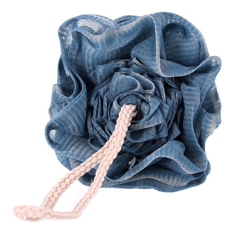 Myjka do kąpieli w kształcie róży, granatowa