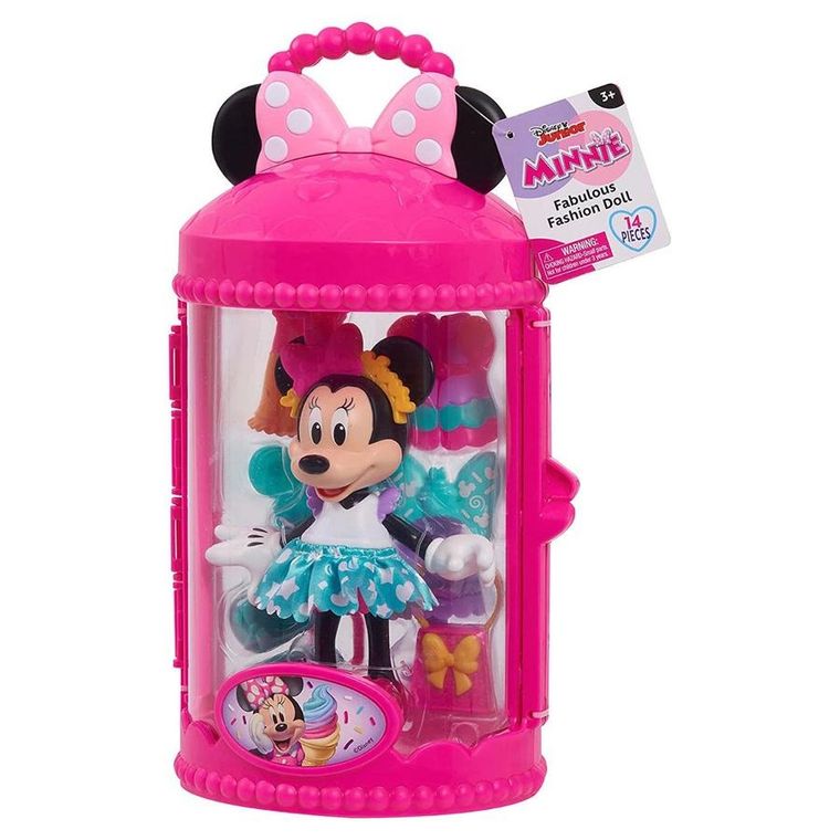 Myszka Minnie, Fabulous fashion, fugurka z akcesoriami, 15 cm