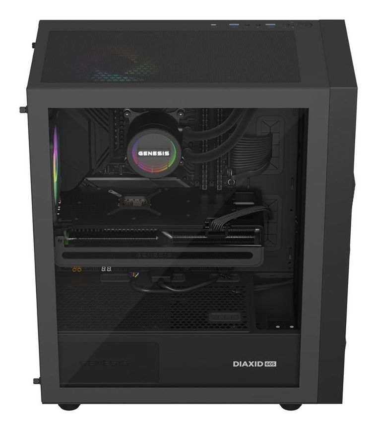 Natec, chłodzenie wodne, Hydria Genesis 360 ARGB, czarne