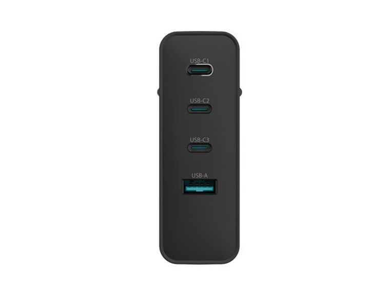 Natec, ładowarka sieciowa, RIBERA GAN 3X USB-C 1X USB-A, 100W, czarna