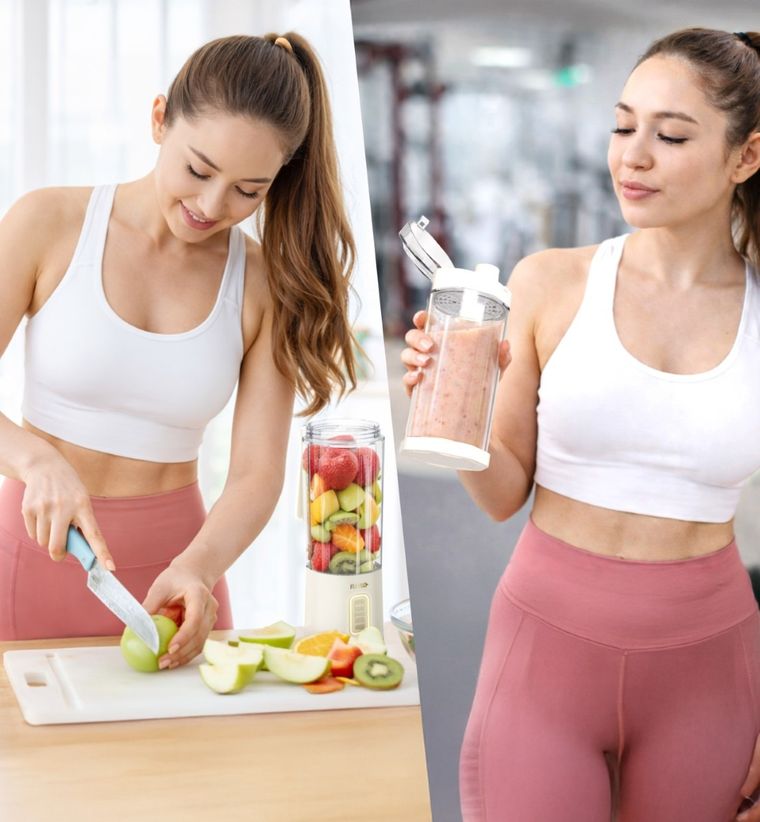 Neno, Fresco, przenośny blender, beżowy