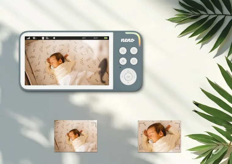 Neno, Vedo Blue, elektroniczna niania z kamerą, 2.4 GHz