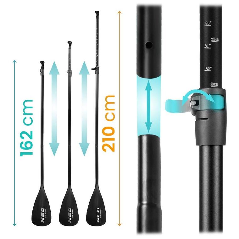 Neo-Sport, Aquasurf, deska SUP, 320-84-15 cm