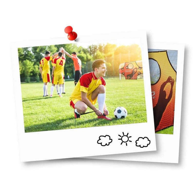 Neo-Sport, Rebounder, bramka piłkarska treningowa, 100-100 cm